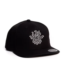 BRAINDEADFAMILIA - OŚMIORNICA SNAPBACK FLAT CZARNY    