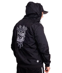 BRAINDEADFAMILIA - KING KURTKA WIATRÓWKA CZARNA  