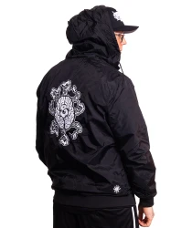 BRAINDEADFAMILIA - OŚMIORNICA KURTKA WIATRÓWKA CZARNA   