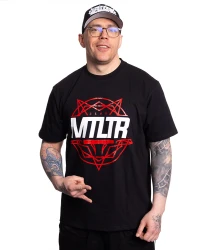 BRAINDEADFAMILIA - MTLTR PENTAGRAM T-SHIRT CZARNY       