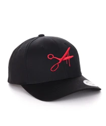 DEMONOLOGIA - NOŻYCZKI SNAPBACK CZARNY/CZERWONY