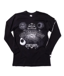 BRAINDEADFAMILIA X STYXBOTTLEDWATER - QUIJA LONGSLEEVE CZARNY  
