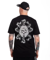 BRAINDEADFAMILIA - OŚMIORNICA REPRESENT T-SHIRT CZARNY    