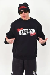 BRAINDEADFAMILIA - ZOMBIE RUN BLUZA CZARNA    